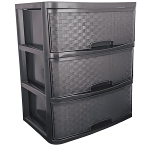 Cajonera Rattan Jumbo 3 Niveles